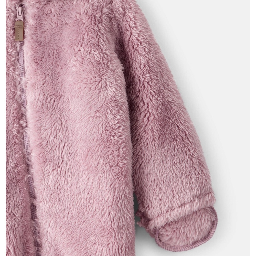 Meg Carter Designs Pink Fuzzy Bodysuit - Picture 2 of 2